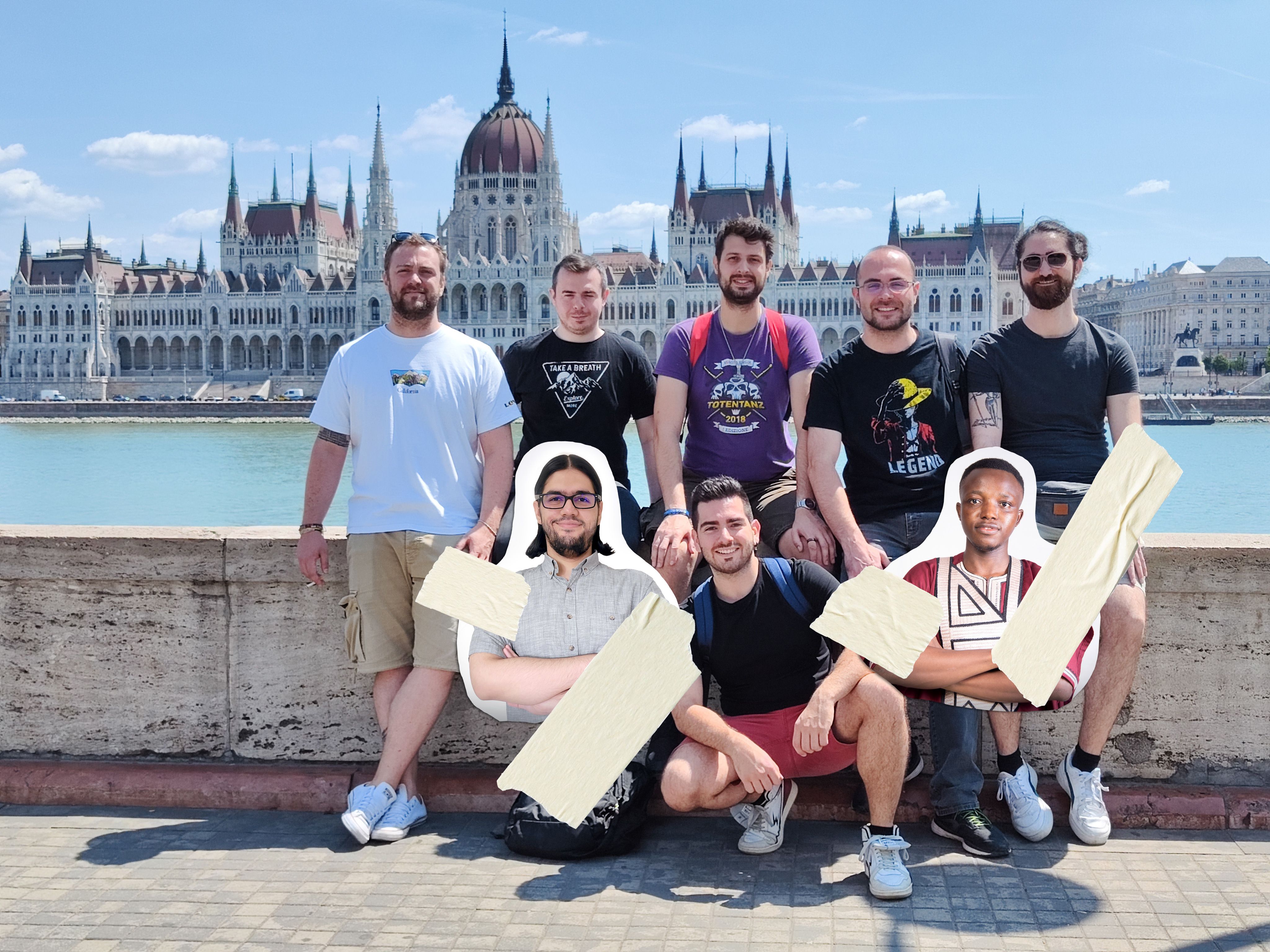 team Dreamonkey corporate vacation in Budapest
