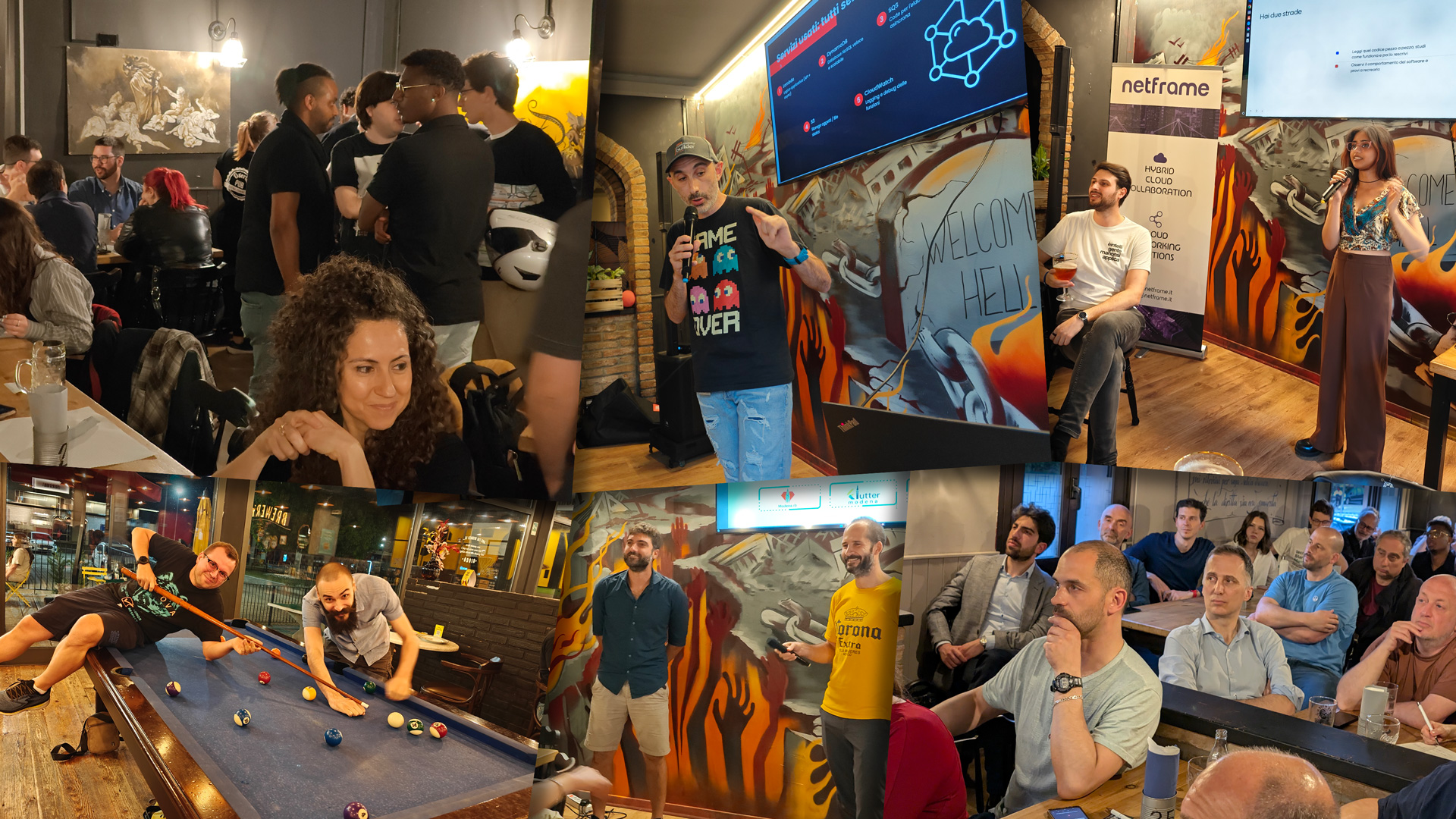 Reggio Emilia Full Stack photo collage of events